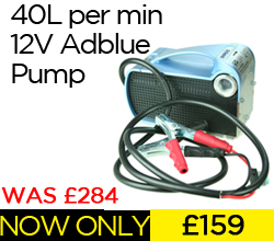 SPECIAL OFFER 40L per min AdBlue Pump - 12V - 2m